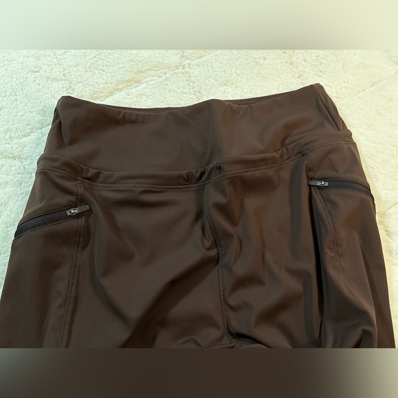 Women’s YYV size large brown jobbers zipper pockets except condition - Picture 3 of 4